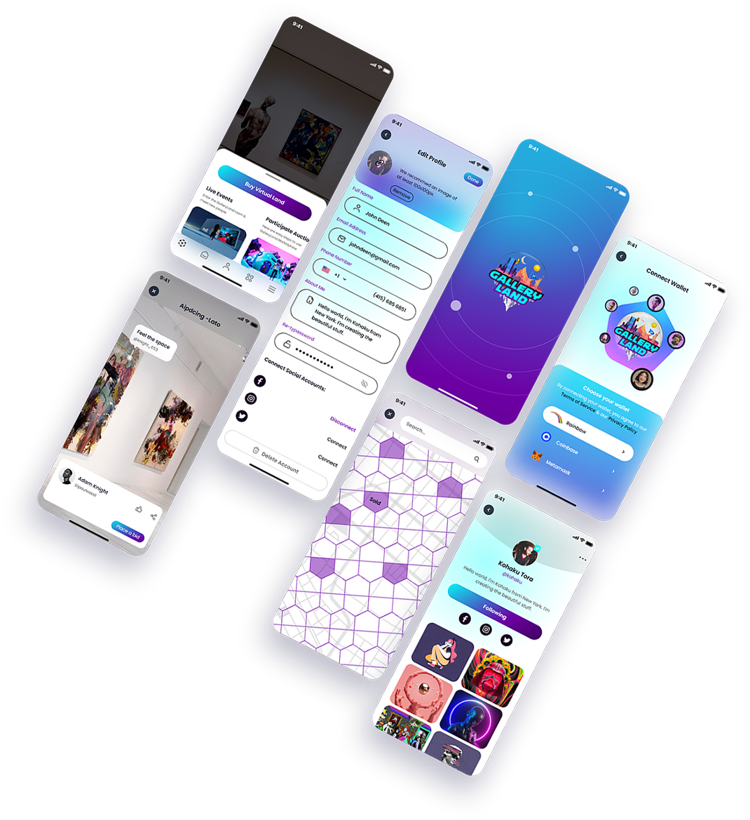 Gallery Land Screen Image